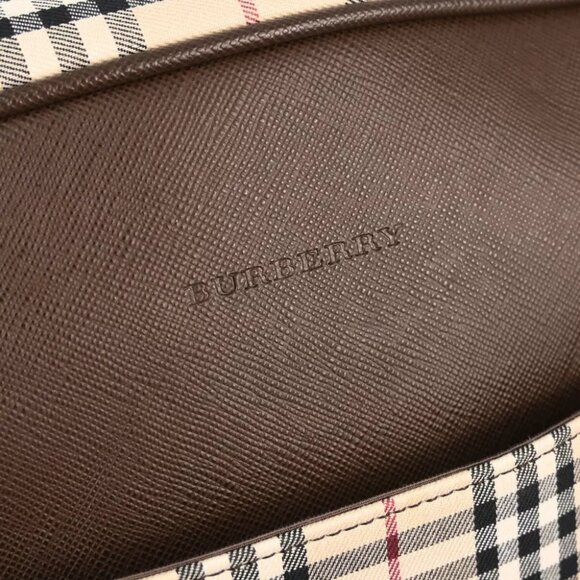 Burberry Beige Brown Burberry Check 2way Handbag - Picture 4 of 10